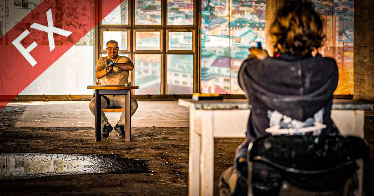 Pištoľ: FX drill (hotel)